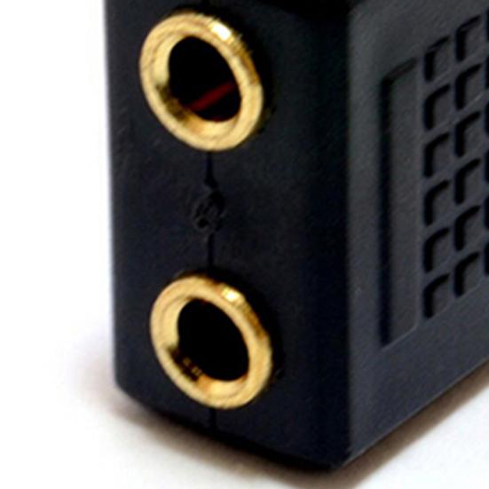 Audio Cord Adapter Portable Audio Devices Connecting Compact 3.5mm 1 To 2 Audio Y Splitter for Couples