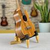 Verstellbarer Ukulelen-Bodenständer Holz Kleiner Gitarrenständer Faltbarer Ukulelen-Ausstellungsständer für Ukulele Mandoline Banjo Violine