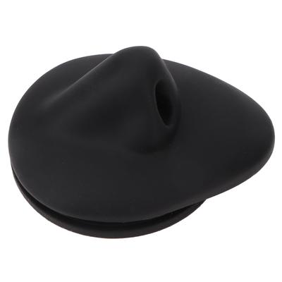 Soft Silicone Nose Model Simulated Black Nose Model for Acupuncture Teaching Instructions Jewelry Display