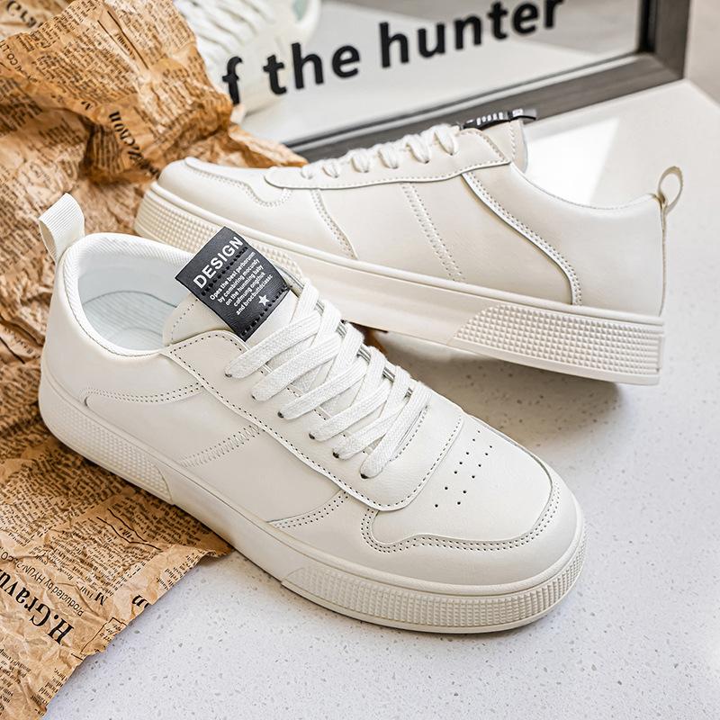 Men's shoes 2025 autumn new breathable casual leather shoes Korean version trendy versatile shoes men's sports trendy shoes