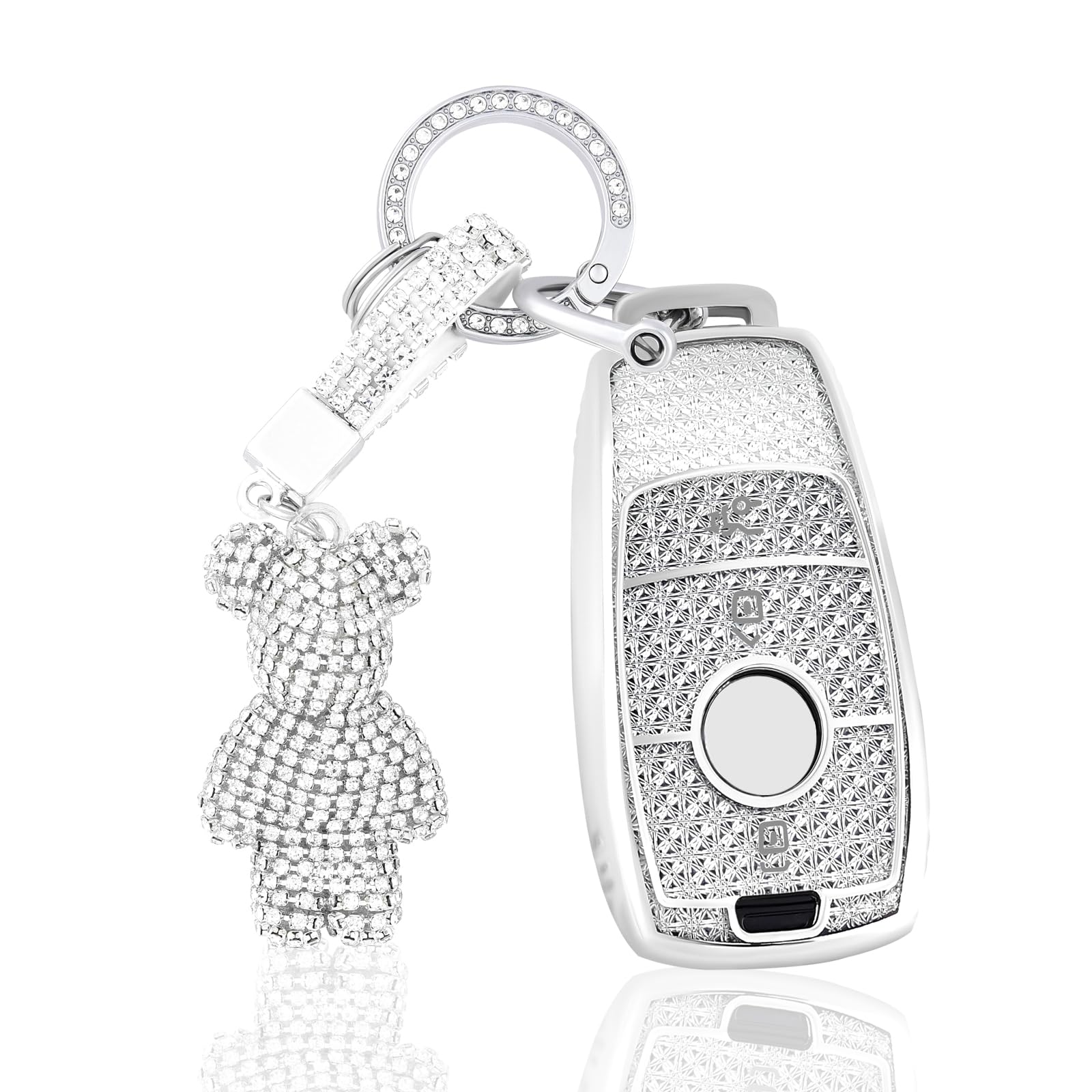 

Car Key Cover Case Car Key Fob for Mercedes Benz Class A B C E G S CLA CLE CLS GLA GLC GLE GLK AMG Soft TPU KeyChain Car Key She