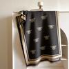 Camellia cashmere scarf women's winter senior sense versatile thickened warm scarf air conditioner shawl