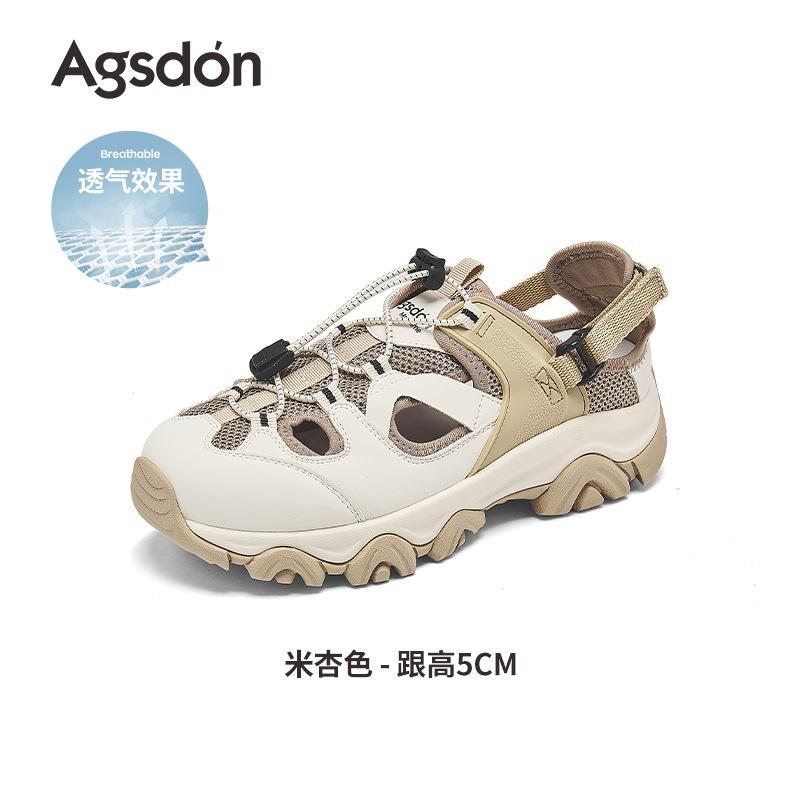 Augustine outdoor sports sandals women's 2025 new summer hollow casual thick-soled wading dad creek shoes
