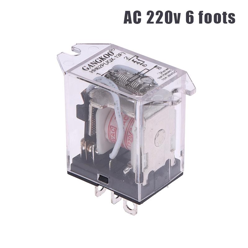 

Jqx-13F Hh62P Високопотужне реле котушки Загальне Dpdt Мікро Міні Електромагнітне реле-перемикач з цоколем AC220V DC12V24V