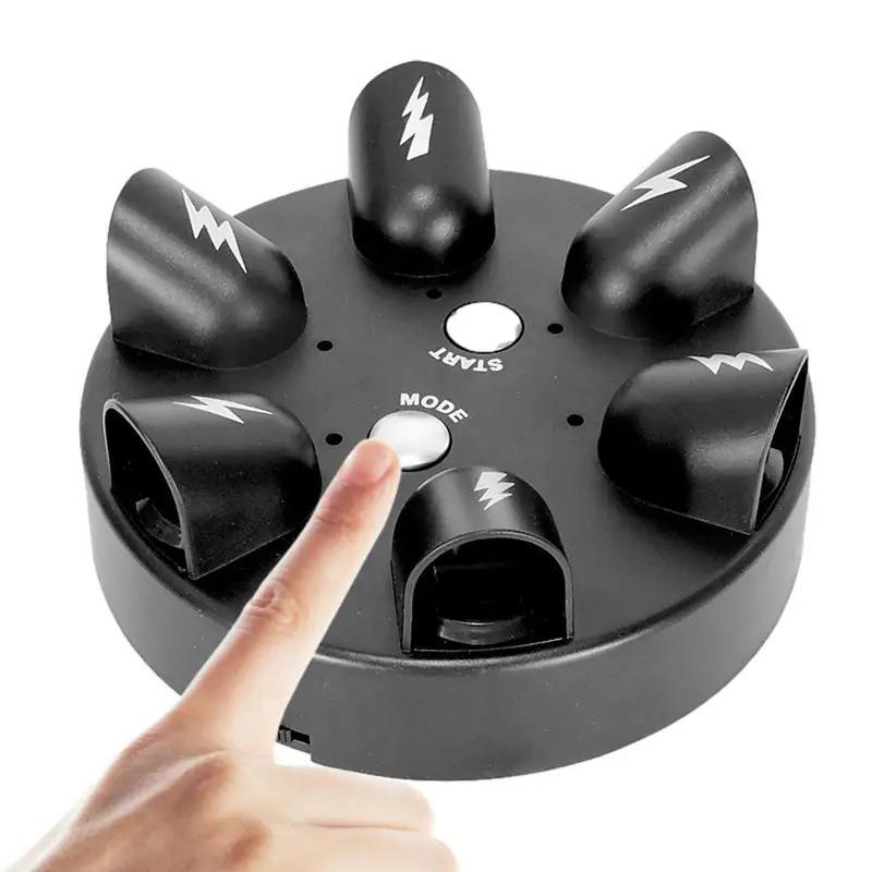 Non-Toxic 1Pc Electric Shock Finger Game Machine Electric Shocking Roulette Cogs Test Punishment Props Polygraph Tricky Kid Toy