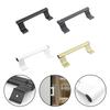 Ergonomic Door Handle Aluminum Sliding Door Handle Comfortable Grip Design Elegant Appearance High-Temperature Coating