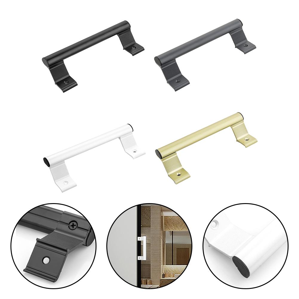 Ergonomic Door Handle Aluminum Sliding Door Handle Comfortable Grip Design Elegant Appearance High-Temperature Coating