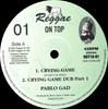 10inch Record PABLO GAD  Crying Game ROT1001 Reggae On Top 2002 UK Reggae Ska  Dub Used
