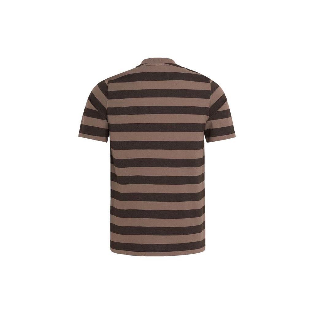 Adidas Originals Striped Round Neck Straight Fit Short Sleeve T-Shirt Men Tops Dark-Brown IR7586