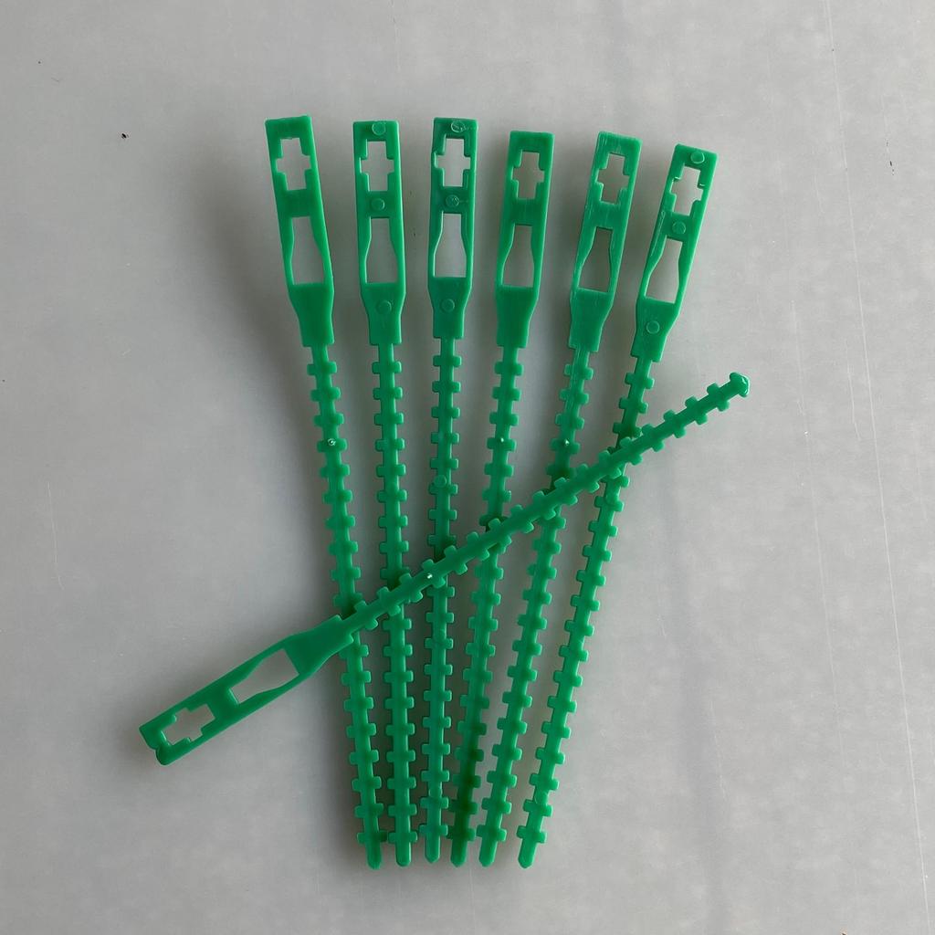 11.5CM Reusable Plant Tie - Plastic Fixing Buckle for Garden & Horticulture