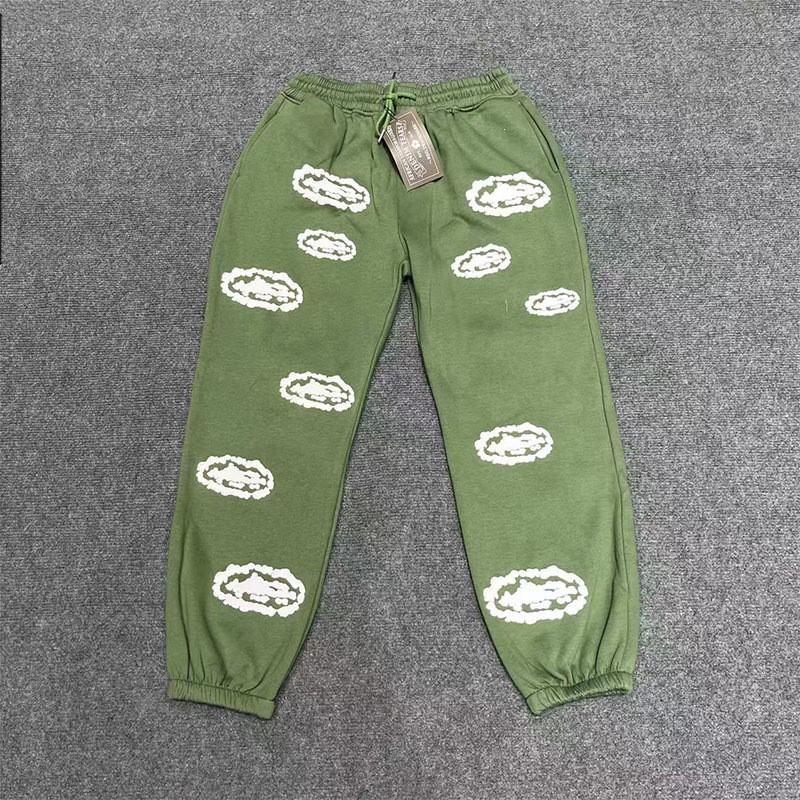 Mens Casual Tracksuit Set Long Sleeve Zip-Up Hooded Jacket Sweatpants Streetwear Floral Print Fleece Lined Sportswear