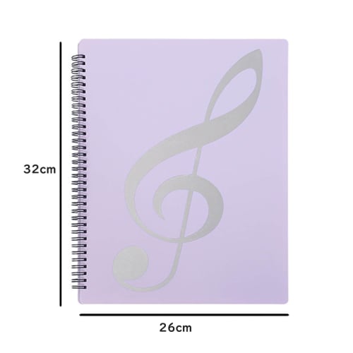Sheet Music File, A4 Size, 10 Pages, Holds 20 Sheets, Waterproof, Stain-Resistant, Document Storage, Writable, Non-Reflective, Sheet Music, Piano, Dig