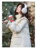 Women's 2024 Chinese-Style Stand-Up Collar Ruffle Down Jacket - Winter Christmas Coat BX2396