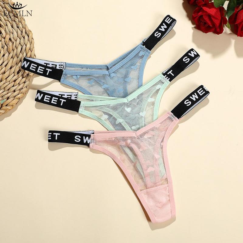 Women's Sexy Seamless T-Back Low-Rise Lace Thongs Sports Panties