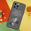 Teen Wolf Quotes Soft Case For iPhone 15 16 14 13 12 11 Pro Max Plus Mini X XR XS Max 7 8 Phone Cover