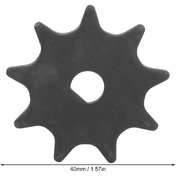 Keenso 9T Chain Sprocket,410 Sprocket 9 Tooth D Hole Chain Sprocket for MY1016 / MY1025 Motor