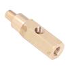 18in Oil Pressure Gauge Adapter Brass T Piece Sensor Sender Universal for Car Modification