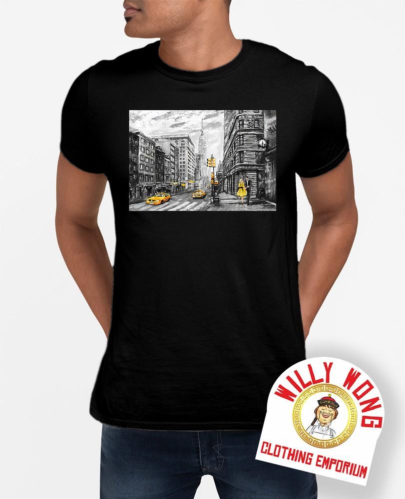 

New York Taxi T-Shirt Retro Geek Nerd NY 80s Tee Classic Gift Movie Men Cab Unisex T-Shirt XXXXL