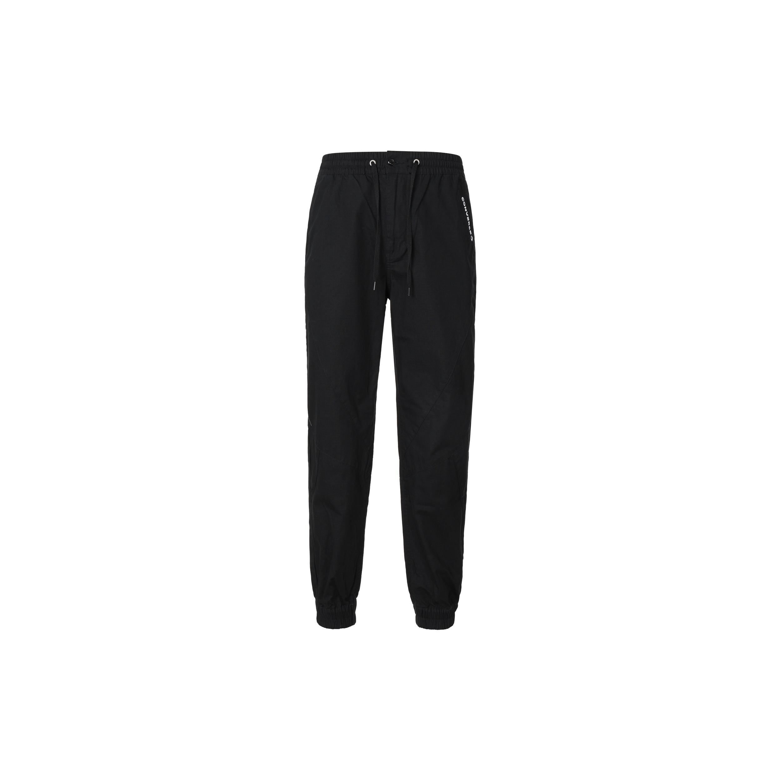Converse Woven Jogger Asia Sizing Black Men s 10018390-A03 XL