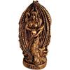 Lilith Harzstatue - Gotische Lilith-Skulptur, geeignet für Altar und Tischdekoration, inspiriert von der nordischen Mythologie (Gold)