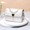 Valentine's Day women's shoulder small square bag summer new trend versatile niche girl heart gift bag