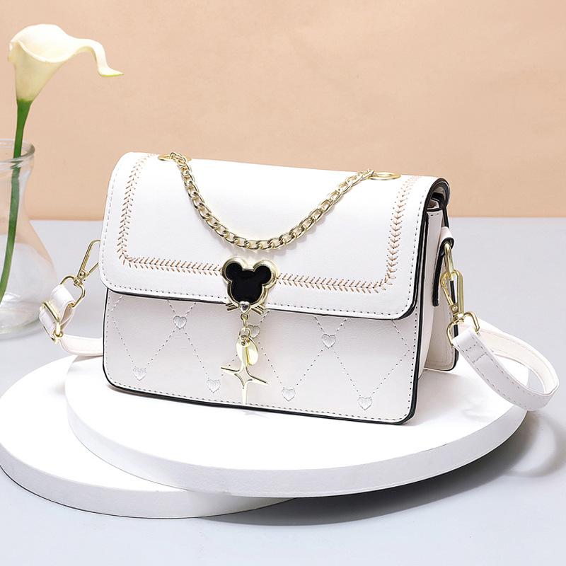 Valentine's Day women's shoulder small square bag summer new trend versatile niche girl heart gift bag