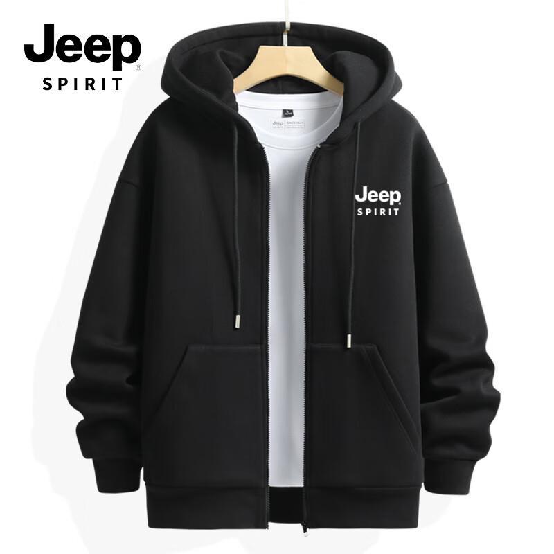 

JEEP SPIRIT Men s Heavyweight Winter Hoodie Jacket 4XL