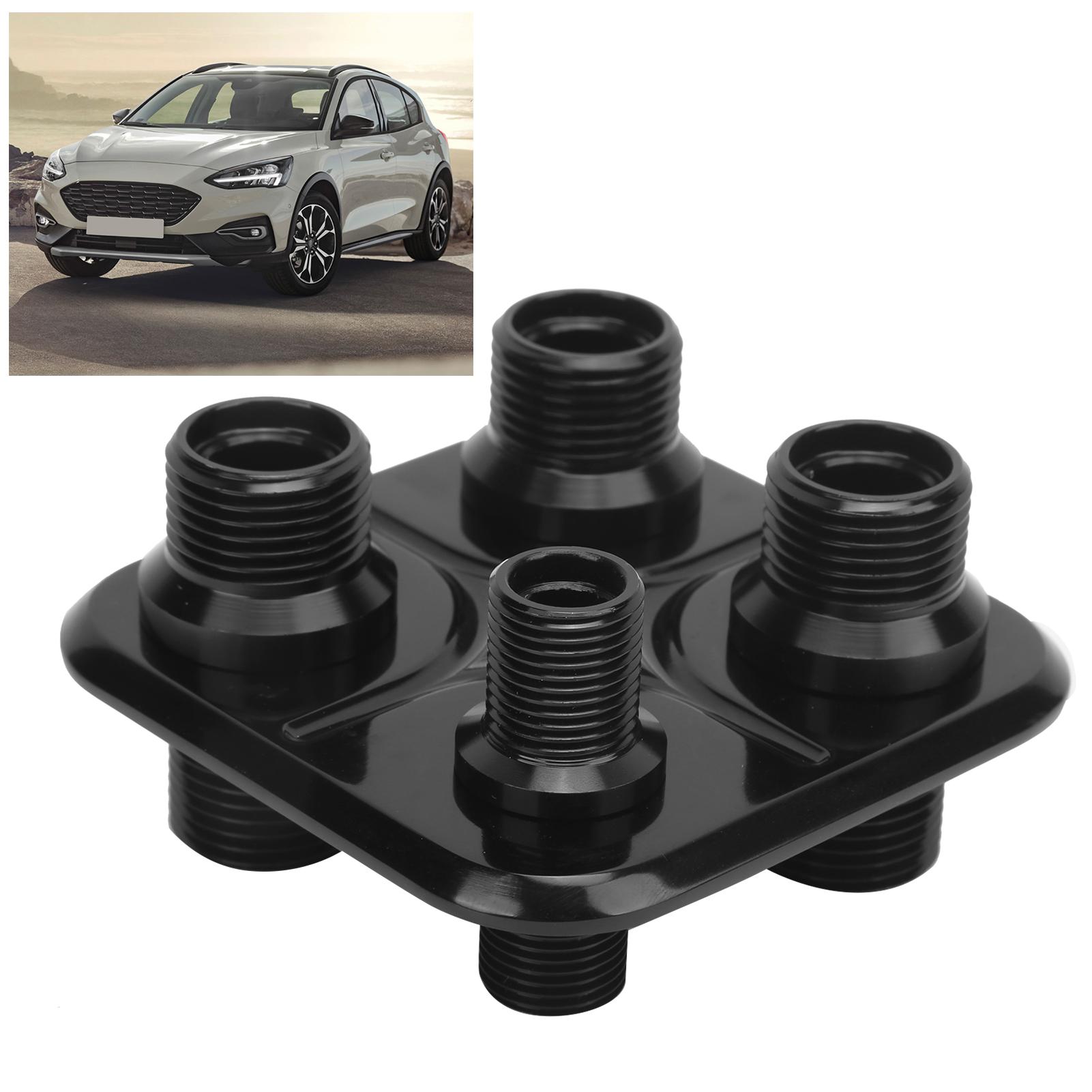 Car 4‑Port   Conditioning Bulkhead Hose Fitting   Modification Replacement for   Performance