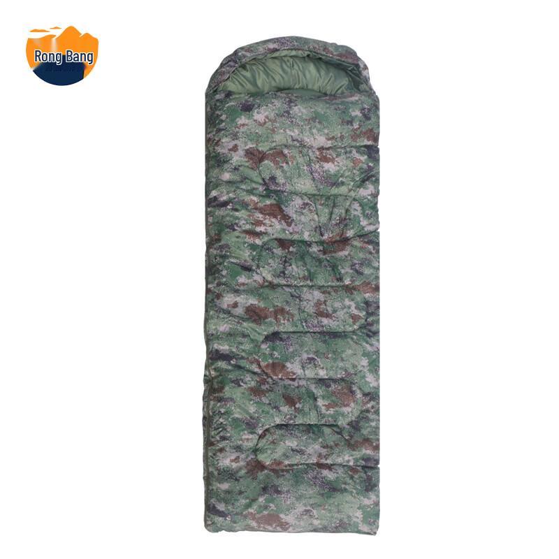 Rongbang Camouflage Envelope Camping Sleeping Bag