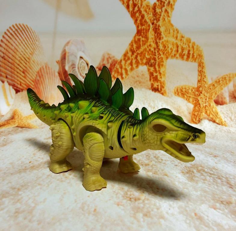 Kids' Electronic T-Rex Dinosaur Toy with Lights, Sound, and Walking Motion - Perfect Gift for Boys