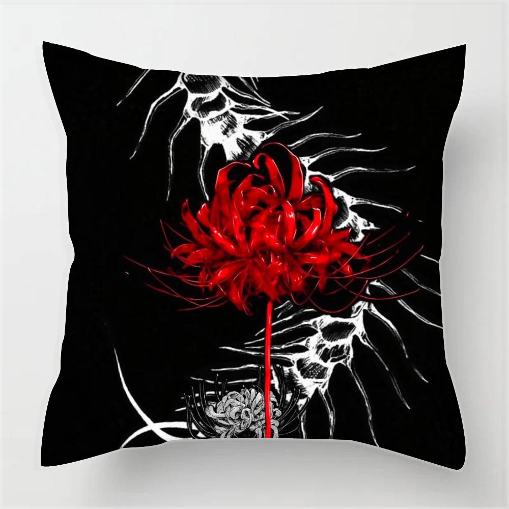 

Pillowcases cushion covers living room sofas home decor gifts Anime T-okyo Fear Ghoul cute 12x12Inch
