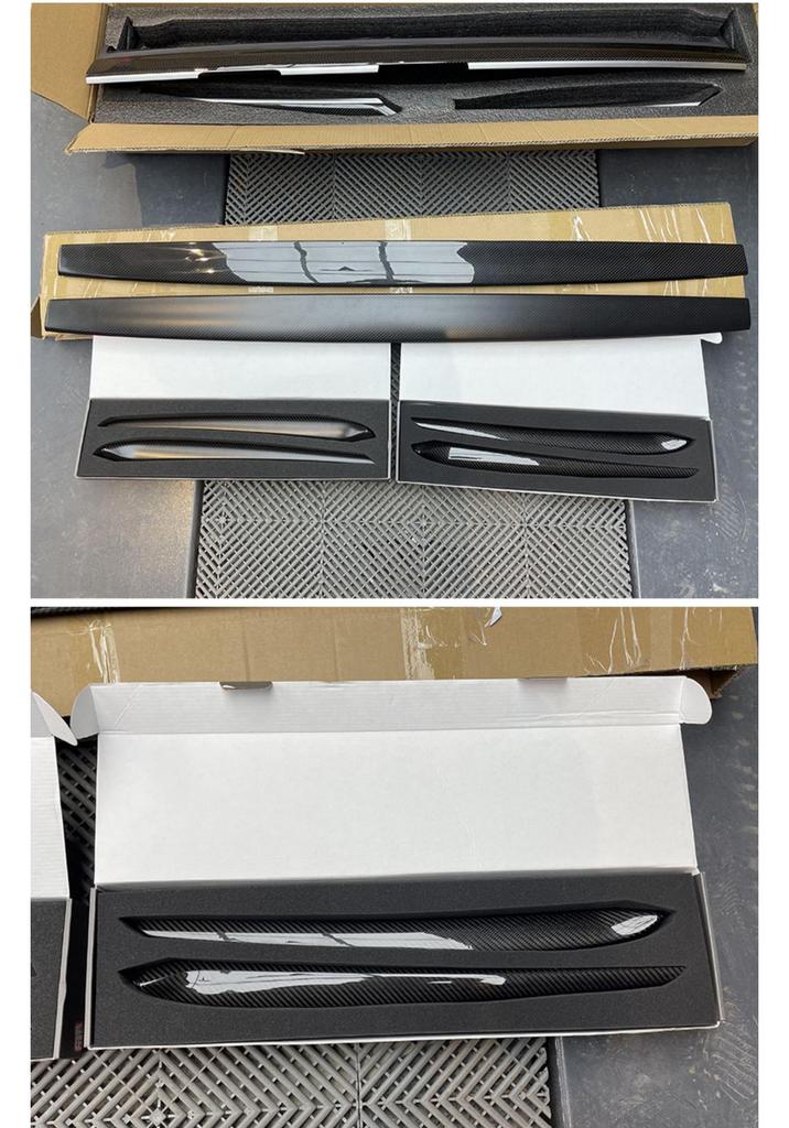 Tesla Model 3/Y Dashboard & Door Carbon Fiber Decorative Strips