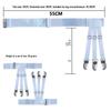 Wrinkle-Resistant Anti-Slip Elastic Garter for Men's and Women's Shirts
