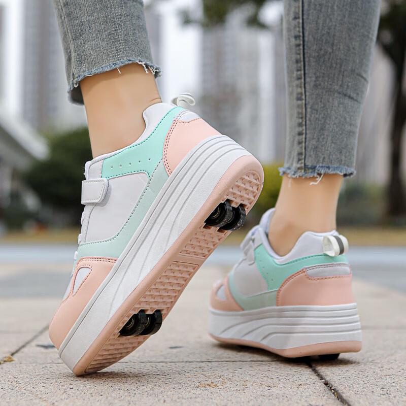 Kids  Double-Wheel Roller Shoes 39