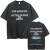 Hot Sale The Weeknd  Vintage Graphic T Shirts Harajuku Music YK Short Sleeve Tshirt Unisex Gothic Casual Crewneck Tshirts