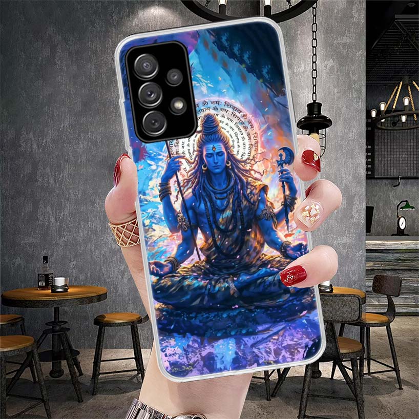 Lord Shiva Hindu God Buddha India Soft Phone Case For Samsung Galaxy A13 A14 A15 A16 A17 A53 A54 A55 A56 A57 A33 A34 A35 A36 A37