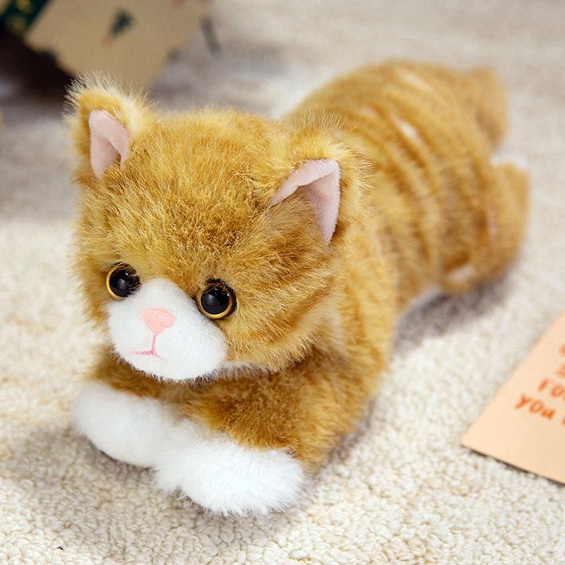 

Cute Realistic Kitten Plush Toy - Soft Hugging Pillow for Kids, Birthday Gift for Girls 40cm - 0.15kg