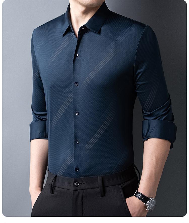 Men's Long-Sleeved Shirt Autumn New Korean Style Fashion Shirt Casual Jacket Men's All-Matching Top Men