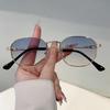 Y2k Luxury Designer Square Sunglasses for Women Men Vintage Metal Punk Sun Glasses Hip Hop Classic Shades UV400 Protection