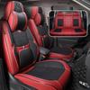 Universal Nappa Leather Car Seat Cushion Set: All-Season, Full Surround, Five-Seat Cover