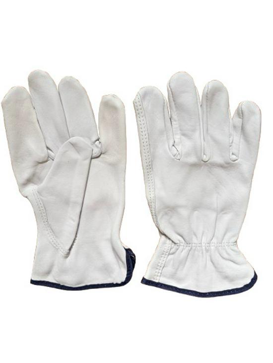 Sheepskin Leather Velcro Welding Gloves: Soft, Flexible, Heat-Resistant for Labor Protection