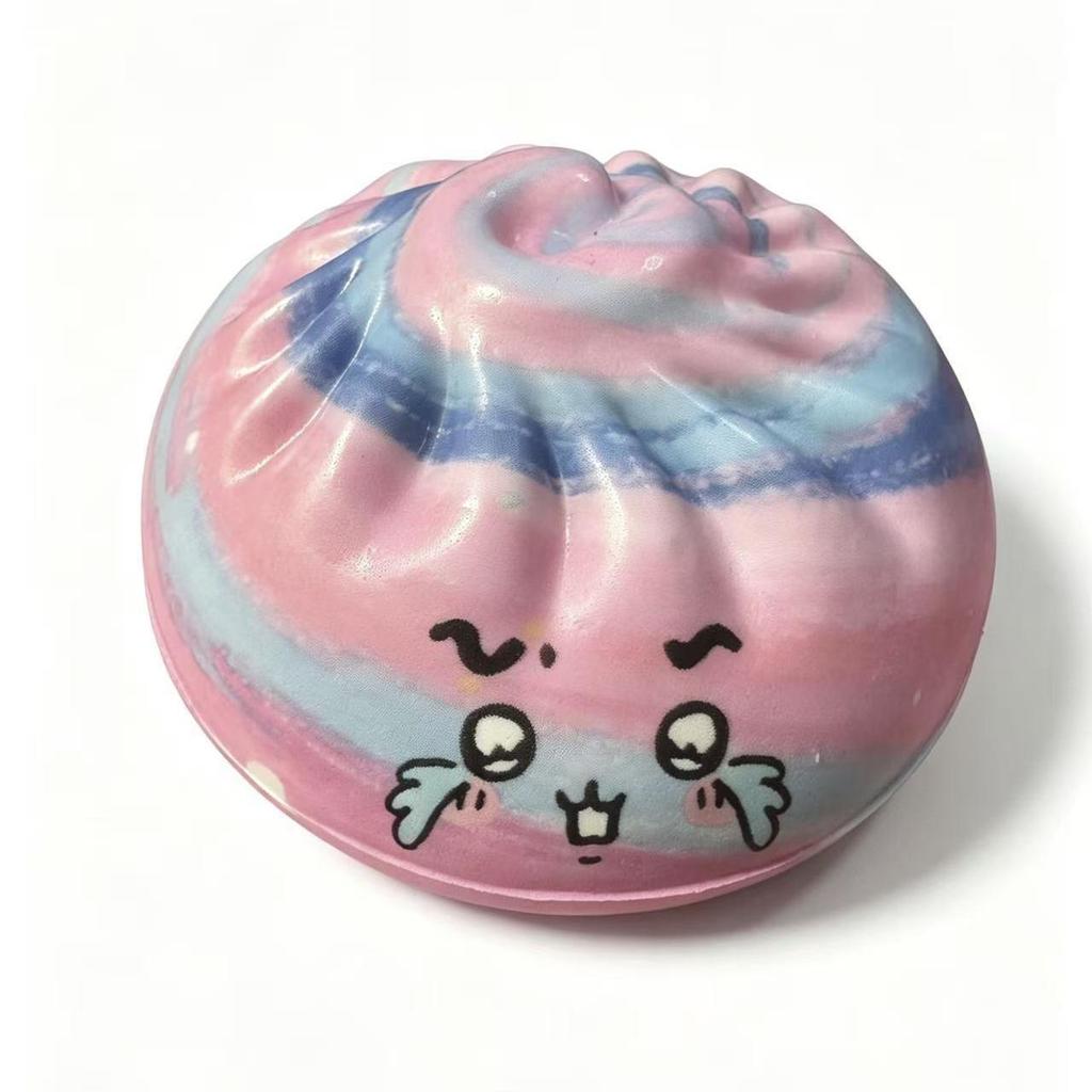Gombóc Squishy Zsemle Baozi Gombóc Mystery Box Színes Étel Squishy Szenzoros Gyurma Golyó Stresszoldó Nyomkodható Golyók