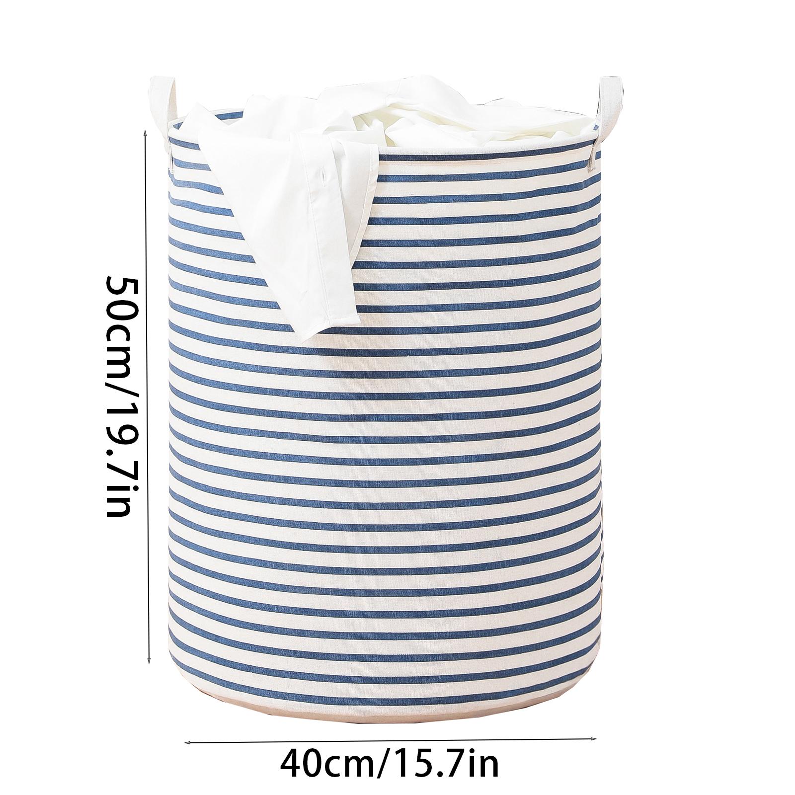 

Складная корзина для хранения большой вместимости из хлопка и льна, контейнер для хранения нижнего белья, носков, игрушек, для поддержания порядка в ванной комнате, гостиной