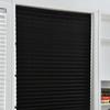 Non-woven Shade Pleated Curtain Cordless Light Filtering Pleated Fabric Shade With 4 Clips