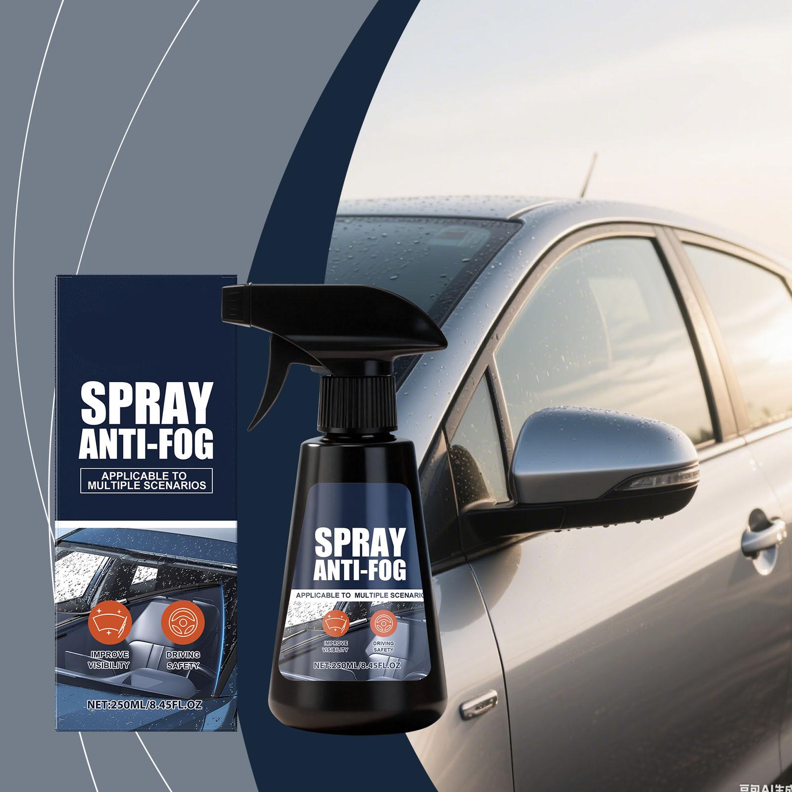 

Car -fog Spray - Clears Fog And Water From Car Windowss, Windshieldss, And Rearview Mirrors Rainy Days. One Size