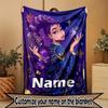 Custom Name Personalized Kpop Demon Hunter Print Blanket, Home Decor, Bedroom, Sofa, Camping, Couch, Gifts for Birthday Christmas