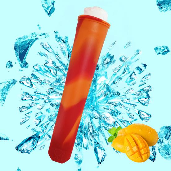 Silicone Popsicle Molds Reusable Ice Cream Mold with Leak-Proof Covers DIY Homemade Tools Summer Party Supplies