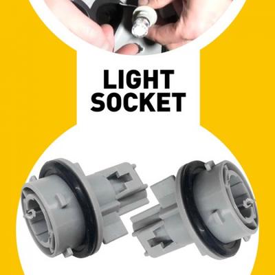 Fit For TOYOTA TURN SIGNAL LAMP BULB SOCKET CONNECTOR 90075-99078 2pcs EXV