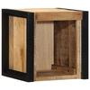 VidaXL Bedside Table 40x35x40 Cm Solid Raw Mango Wood, Bedside Cabinet, Bedroom Furniture, Table 4015957