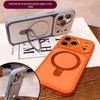 Apple 17 Pro Max Magnetic Bracket Case with Creative Lens Frame for iPhone 16 - Drop-Proof Protective Cover